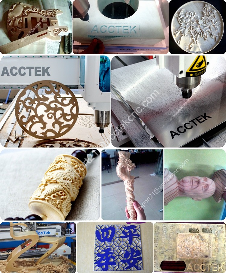 Высокоскоростной фрезерный станок с ЧПУ станок для резьбы по дереву акриловый резной знак мебельной промышленности AKG1212