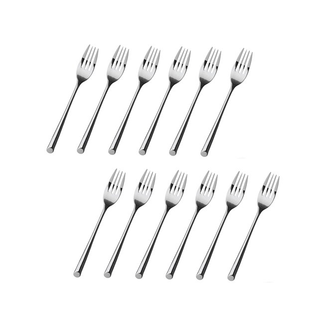 Marquee Table Forks Set of 12 Piece Dinner Metal Silver Fork Fork Stainless Steel