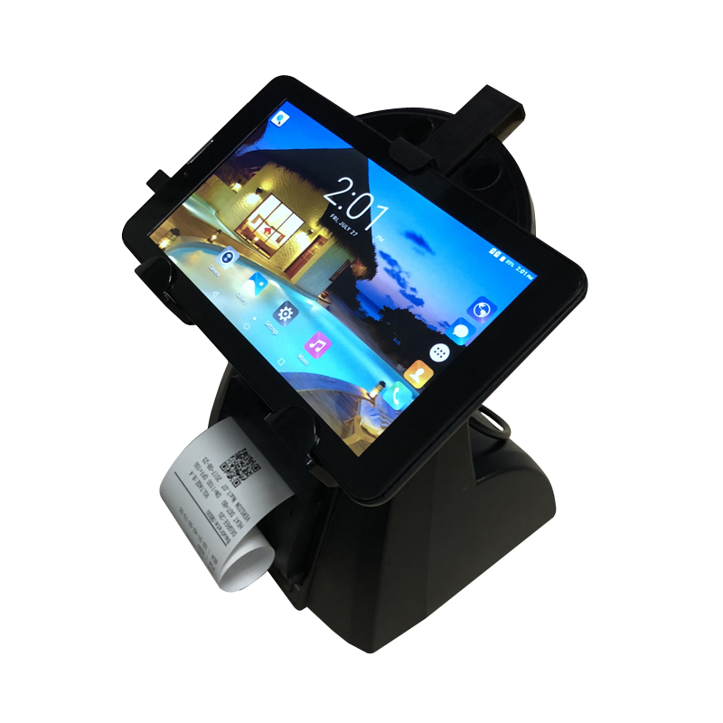 7 -11 дюймовая Android pos-система с подставкой для планшета все в одном мобильный 58 мм POS-аппарат TC2200C с принтером для кассового аппарата