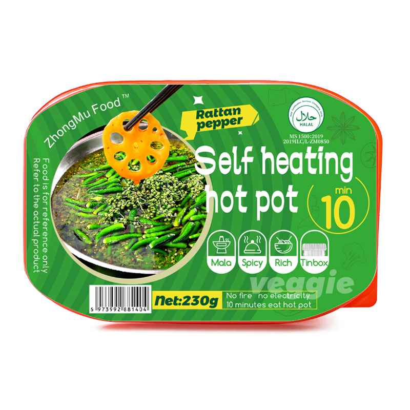 Quality Guarantee Hotpot Self Heating Hotbox Meal Mala Hotpot