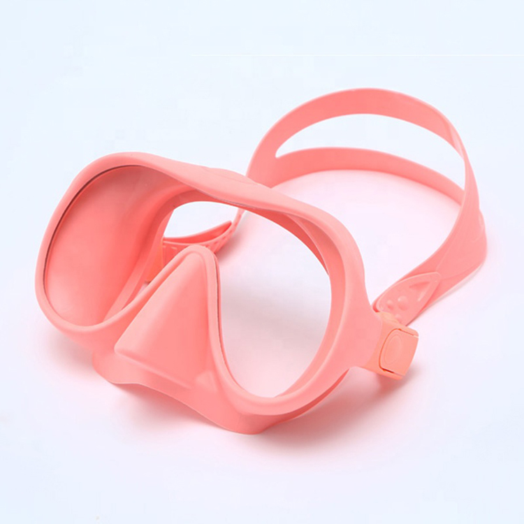 2021 Amazon Best Selling low volume frameless anti-fog silicone diving mask scuba freediving mask