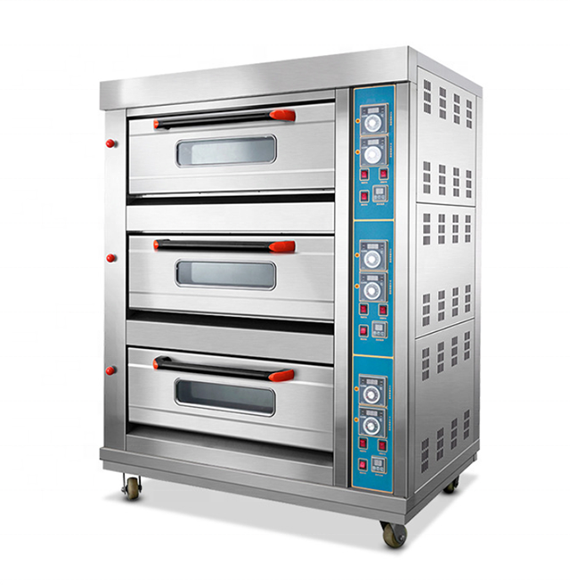 Hot sale industrial cake baking oven high quality bread baking ovens for sale factory direct baking equipment gas oven