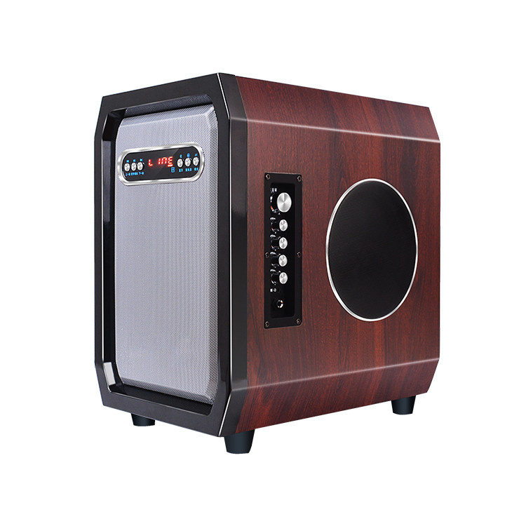 HT-SW26 6,5 колонки pa sound с двумя беспроводными микрофонами
