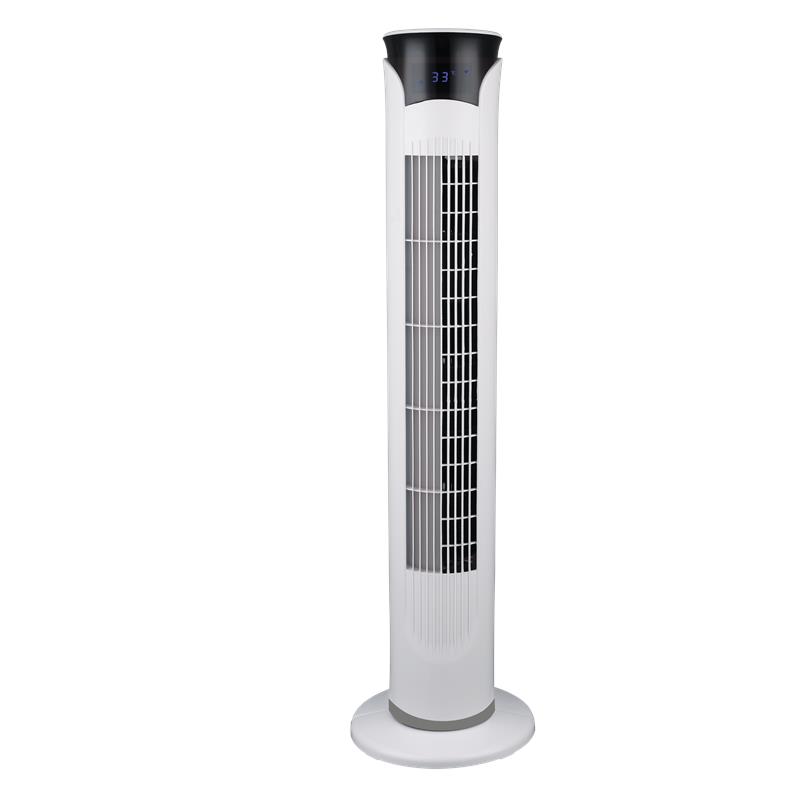 Noiseless fan cooling tower Electric Floor Air Purifier tower fan 32 inch Safety tower fan with remote
