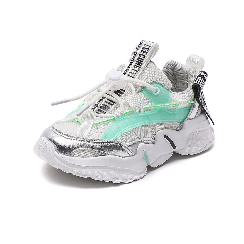 2021 Boys Girls Casual Sports Sneakers Toddler Little Big Kids Lightweight Trainers Children School Chunky Athletic Tennis Shoes