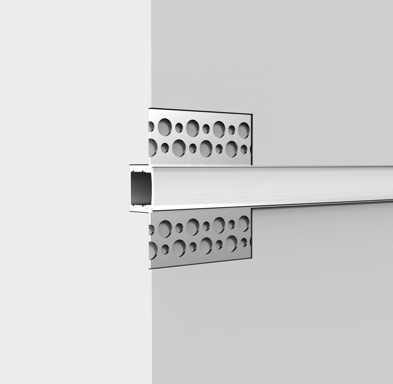 Light accessories t slot plaster led channel aluminum For Ceiling Wall K10