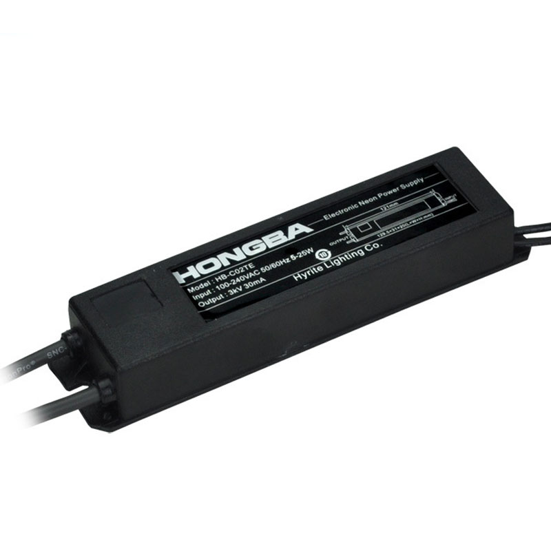 110V 230V с большим числом значений напряжения электронный трансформатор неоновой лампы 3kV Выходная Водонепроницаемая высокочастотная нагрузки высокого напряжения 0,5-2.5m30ma