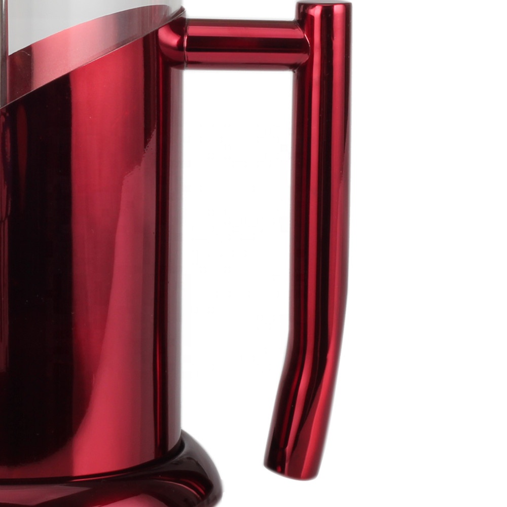 French Press Coffee Maker 8 cup 34 oz With 4 Level Filtration System 304 Grade Stainless Steel Heat Resistant Borosilicate Glass