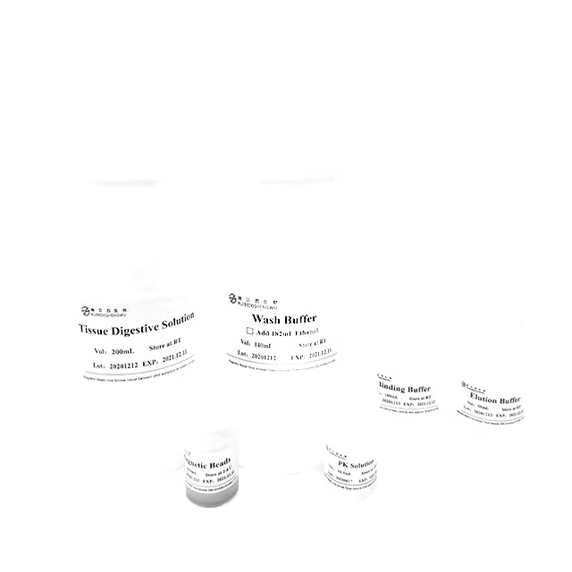 Magnetic bead method plant tissue genomic DNA extraction kit