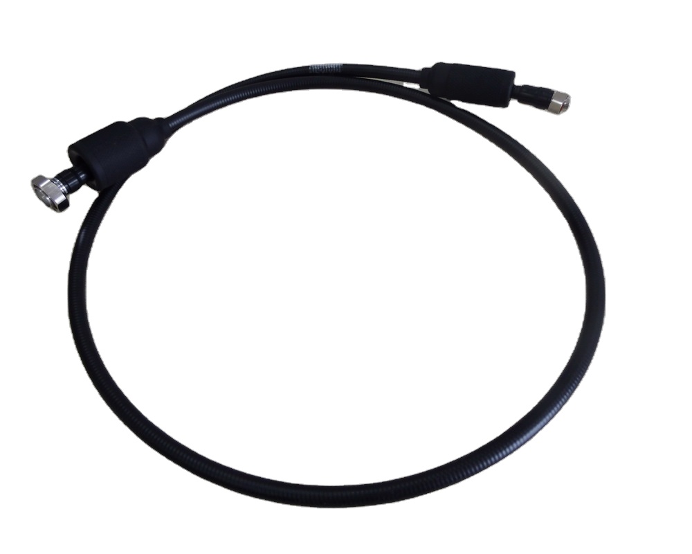 RF коаксиальный 1/2 ''Superflexible Jumper Cable с разъемами 7/16 DIN Male к 4,3/10 DIN Male (включая водонепроницаемые сапоги)
