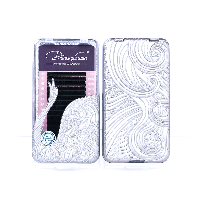 one second lash extensions easy fast fanning dark black blooming lashes eyelash extensions