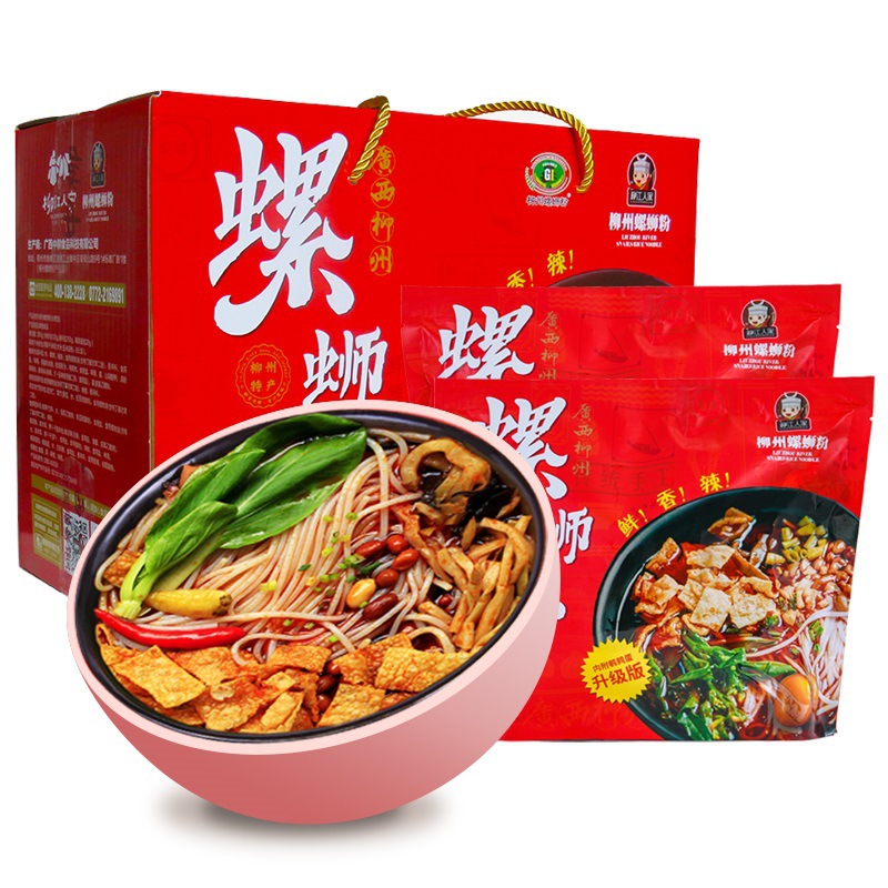 Liujiangrenjia 350 г/пакет Liuzhou речной улитки рисовая лапша luosifen китайский популярный лапша быстрого приготовления кислый и пикантный хит продаж