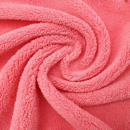 Width 160 cm Plain Colour 100 Polyester Single Face Coral Fleece Fabric For Bedding Home Textile