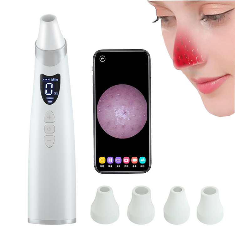 Factory direct supply vacuum with camera Nose Pore Cleaner vaccum facial blackhead remover