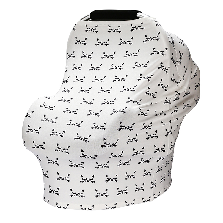 Hot Sale Cotton Nursing Scarf Breastfeeding Cover Baby Car Seat Cover Breathable