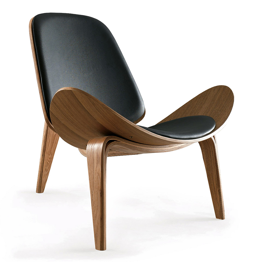 Кресло Hans wegner с тремя ножками в виде раковины, кресло-Авиатор для гостиной