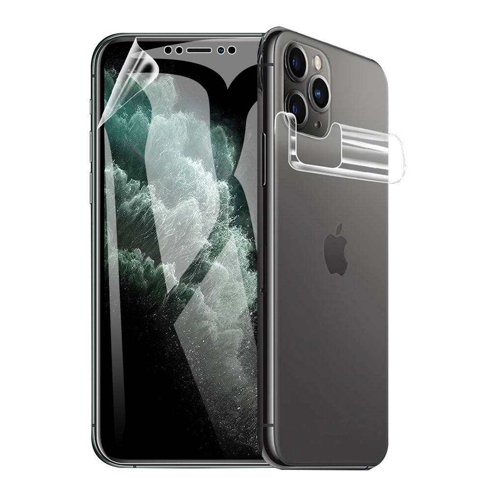 Мягкий гидрогель пленка среднего класса против царапин для iPhone 12 11Pro Max Передняя и задняя защитная пленка для экрана для iPhone 6, 7, 8, X XR XS Max
