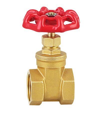 Легкий латунный задвижка 1/2 "-2"