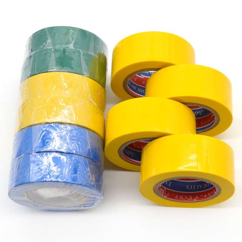 Different color printed pvc jumbo roll insulation electric tape