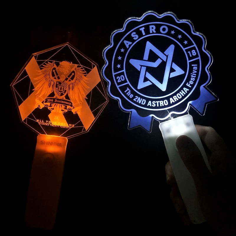 Пользовательские акриловые Kpop Свет Stick концерт Свечение Палку