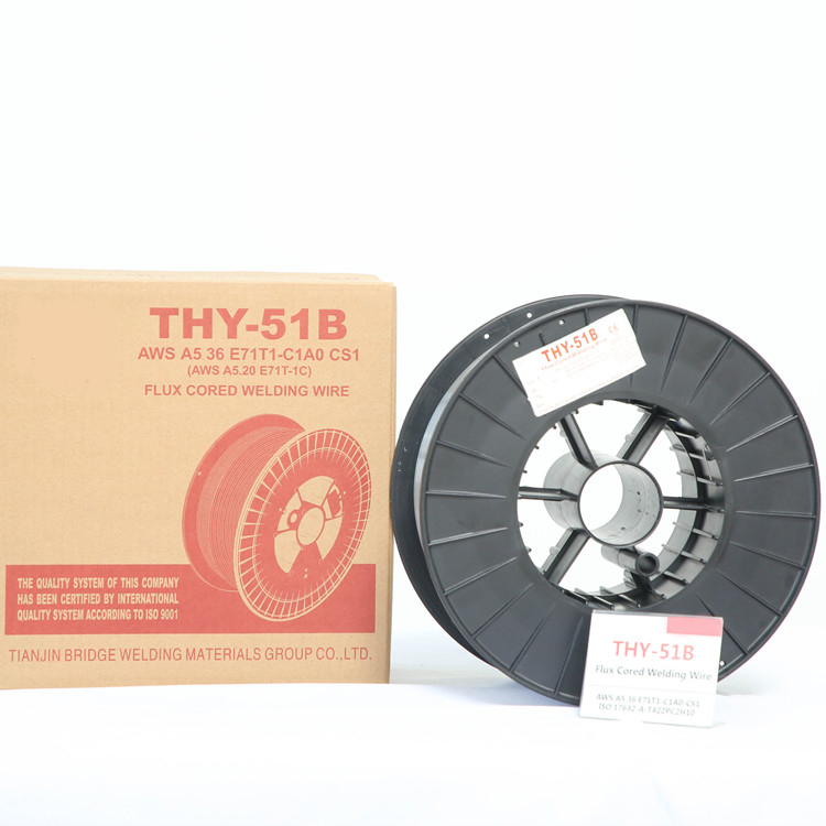 Тяньцзинь & Stone Bridge THY-51B AWS A5.36 E71T1-C1A0-CS1 флюсовая сварочная проволока