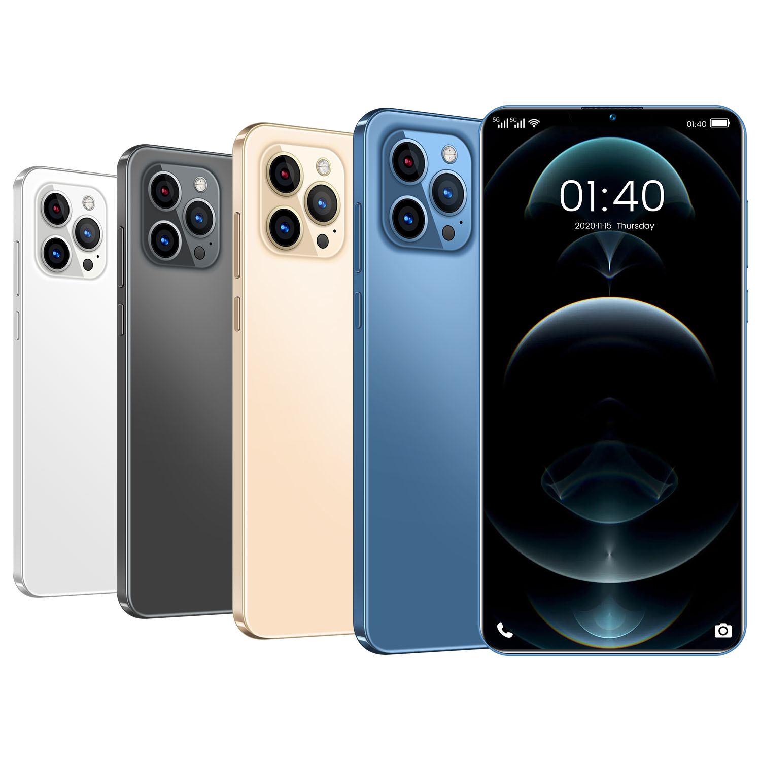 Оригинальный разблокированный смартфон Phone12 Pro Max, 12 Гб + 512 ГБ, Android 10, две SIM-карты