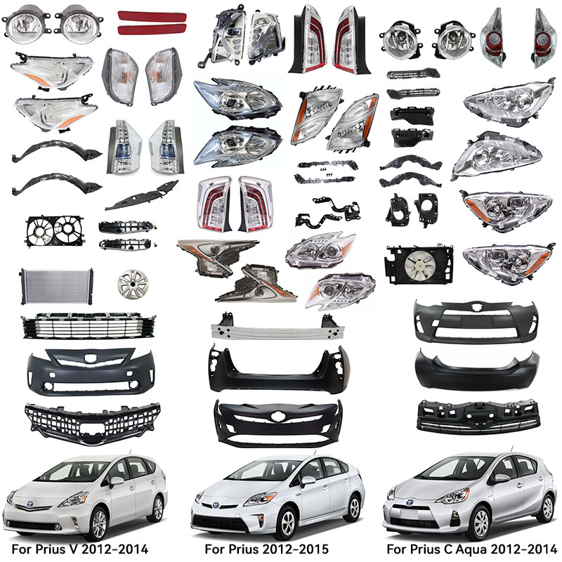 Для Prius C V Авто запасные части кузова автомобиля Kit фара переднего бампера для Toyota Prius C Aqua Prius V Alpha 2012 2013 2014 2015
