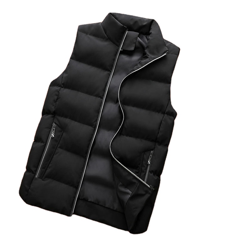 factory vest new design custom body warmer jacket men winter waterproof zipper padding outdoor