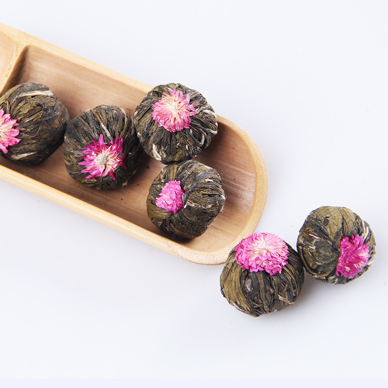 Tea Flower Custom Pack Blossom Blooming Flavors Tea Chinese Flower Ball Vacuum Pack Health Flower Tea Ball