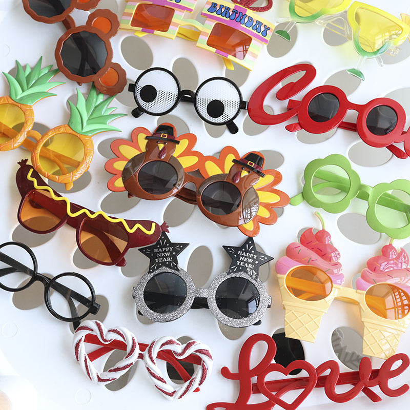Christmas gift Children's creative toy paper glasses cute glasses for kid toy promotion gift