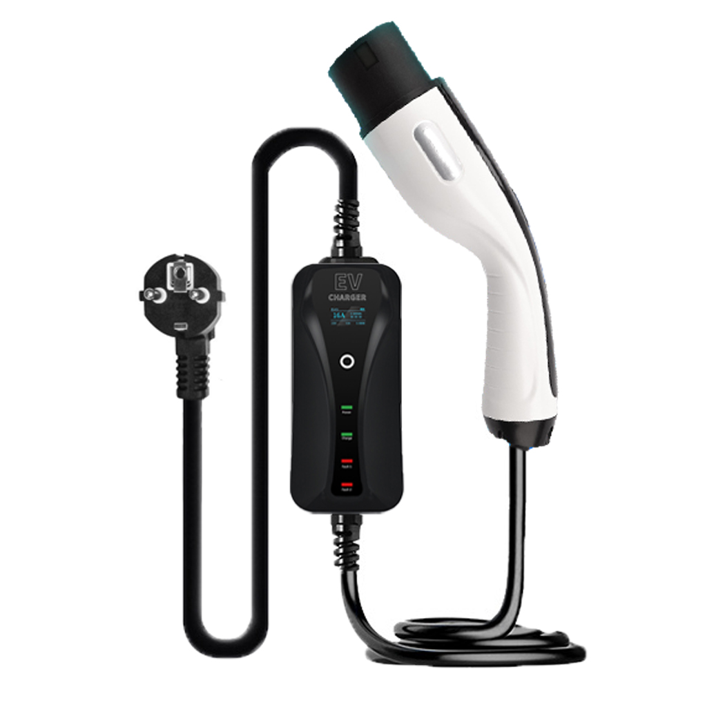 10A Type 2 IEC 62196-2 UK Plug Customized Ev Car Charger Station Emergency Ev Charger