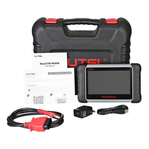 Диагностический сканирующий ИНСТРУМЕНТ Autel MaxiCOM MK808 OBD2 со всеми функциями системы и обслуживания (MD802 + MaxiCheck Pro) по лучшей цене
