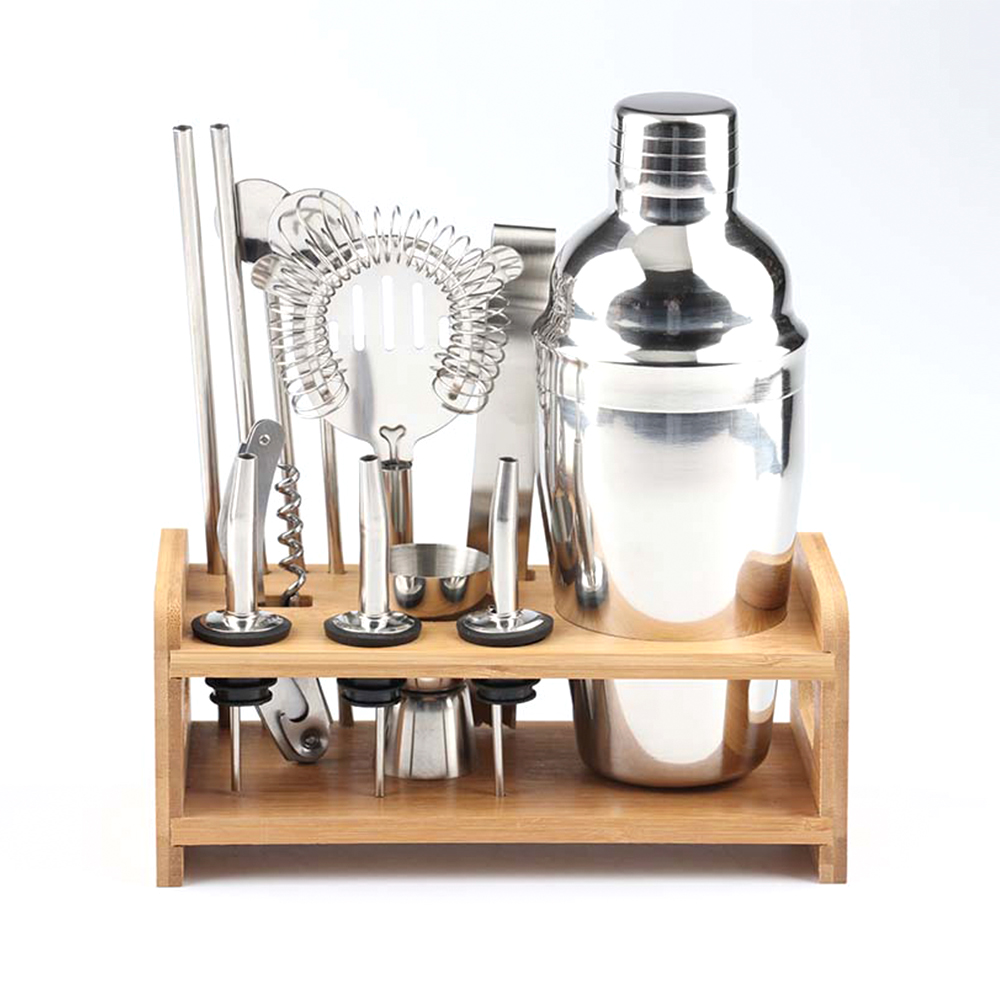 Bartender Kit For Mixer Wine Martini Stainless Steel Bars Tool Home Drink Accessories Cocktail Shaker Set
