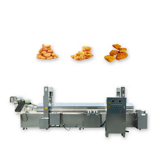 High output of frequency control Large scale frying line for Large  medium and small enterprises