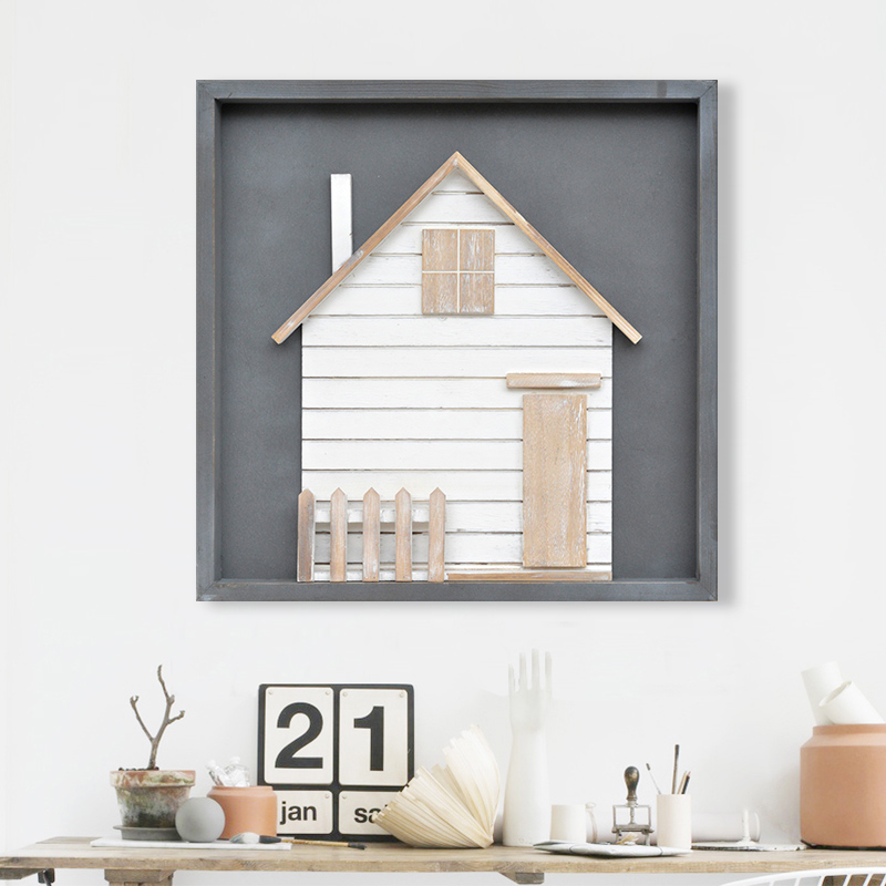 Wooden hanging wall art wholesale price