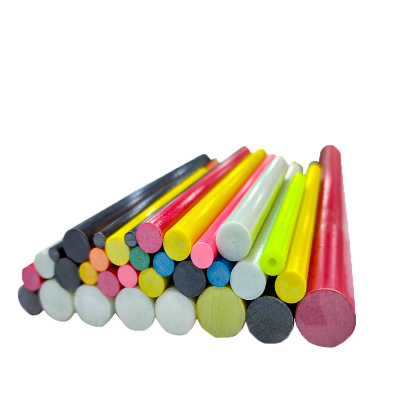Hollow and Solid High Strength Glass Fiber Stick GFRP White Fiberglass Rod Multifunctional Materials Product