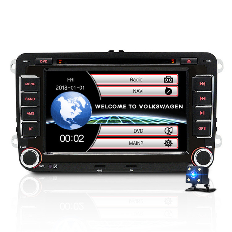 TOPSOURCE оптовая продажа 2 din 7 "автомобиль DVD радио мультимедиа плеер для Skoda/Fabia/Seat/Леон GPS навигации автомобиля аудио стерео