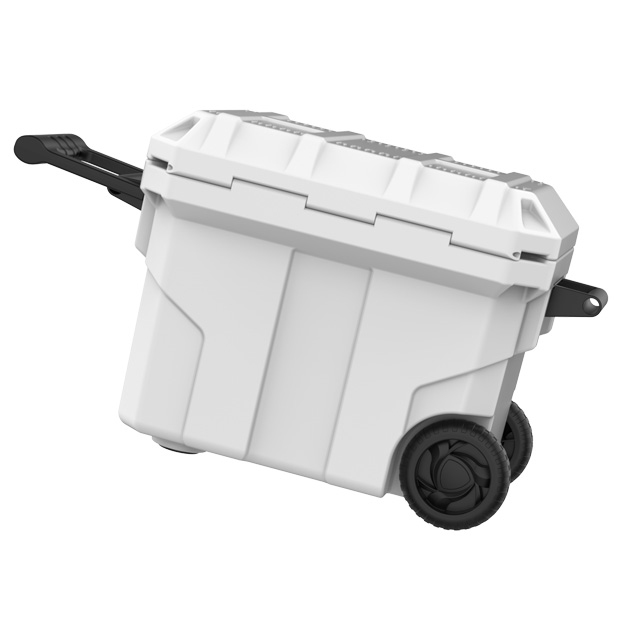 China high density foam ice box portable ice chest cooler boxes 45L with wheels