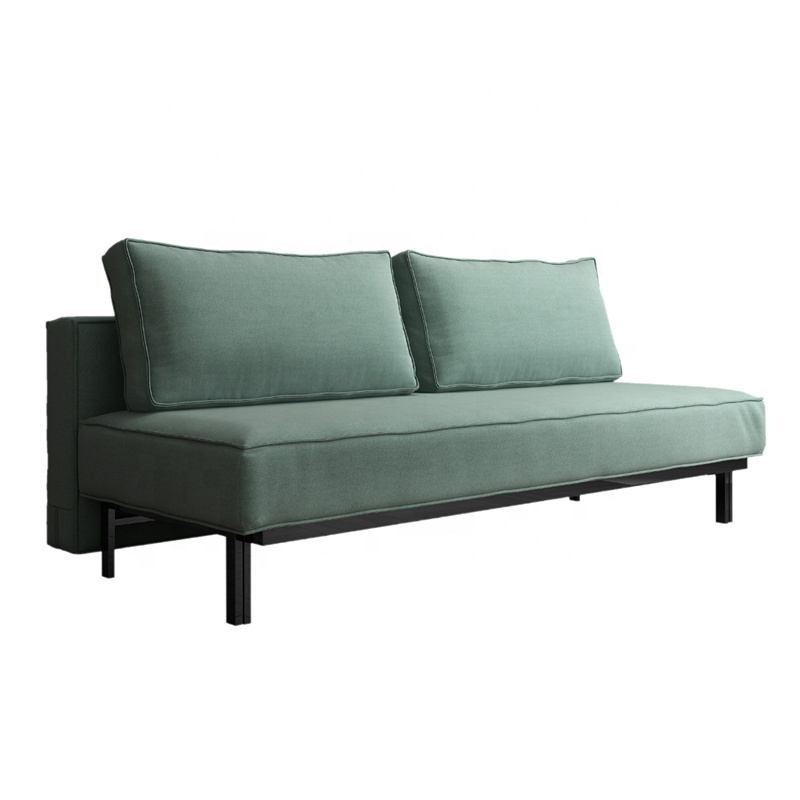 Manufactory modern cheap blue Fabric living room folding sofas multi function sofa bed