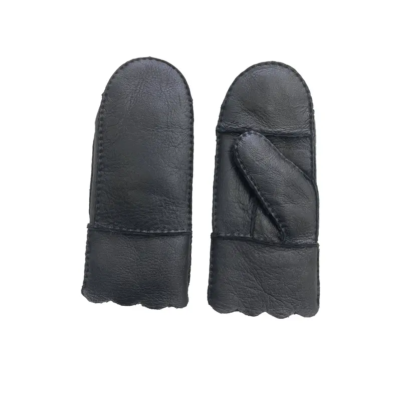 2022 ne100% Hand sewing Wool liner Warm Real Australia double face sheepskin wool gloves sheepskin leather gloves & mittens