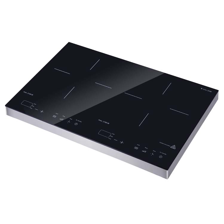 Двойная кухонная столешница с рамой SS GS/CE/CB/ETL 3500 Вт, индукционная варочная панель/плита