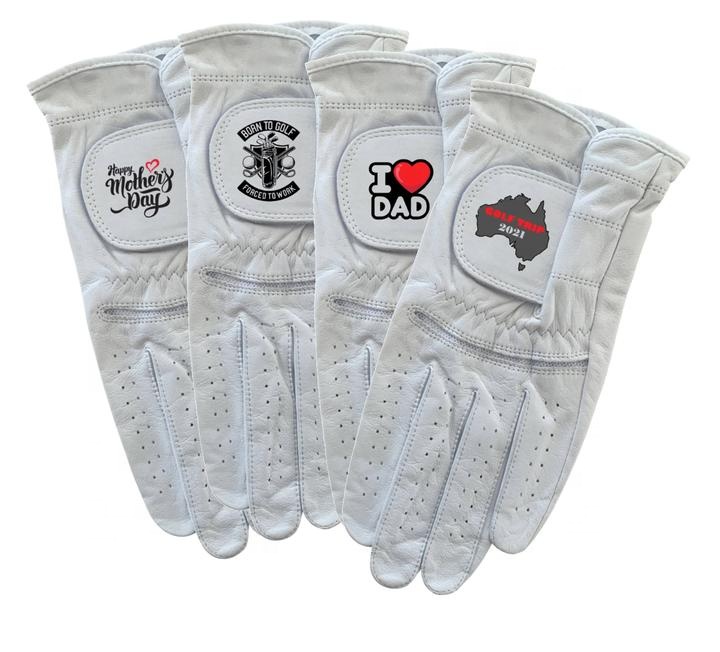 Wholesale Custom Logo Golf Gloves Men's PU Leather Left Hand Fit Right Handed Golfer All Weather Durable Grip with Best Price