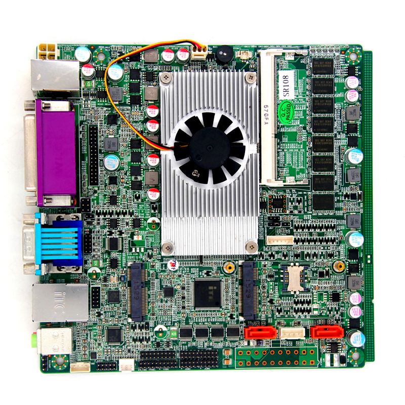 Мини-itx mainboards support1037U процессор сенсорный экран мини ПК Материнские платы 6COM 4 * USB Встроенная Материнская плата
