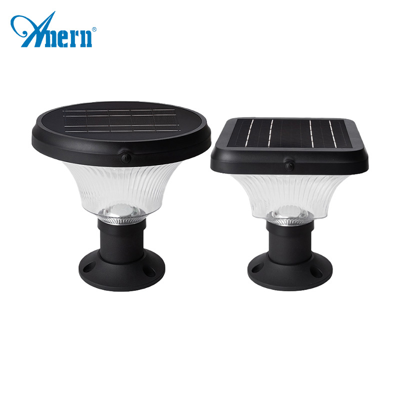 Wholesale Outdoor Pillar Ground Solar Lamp Bollard LED Stainless Pole Garden Lawn Ligh