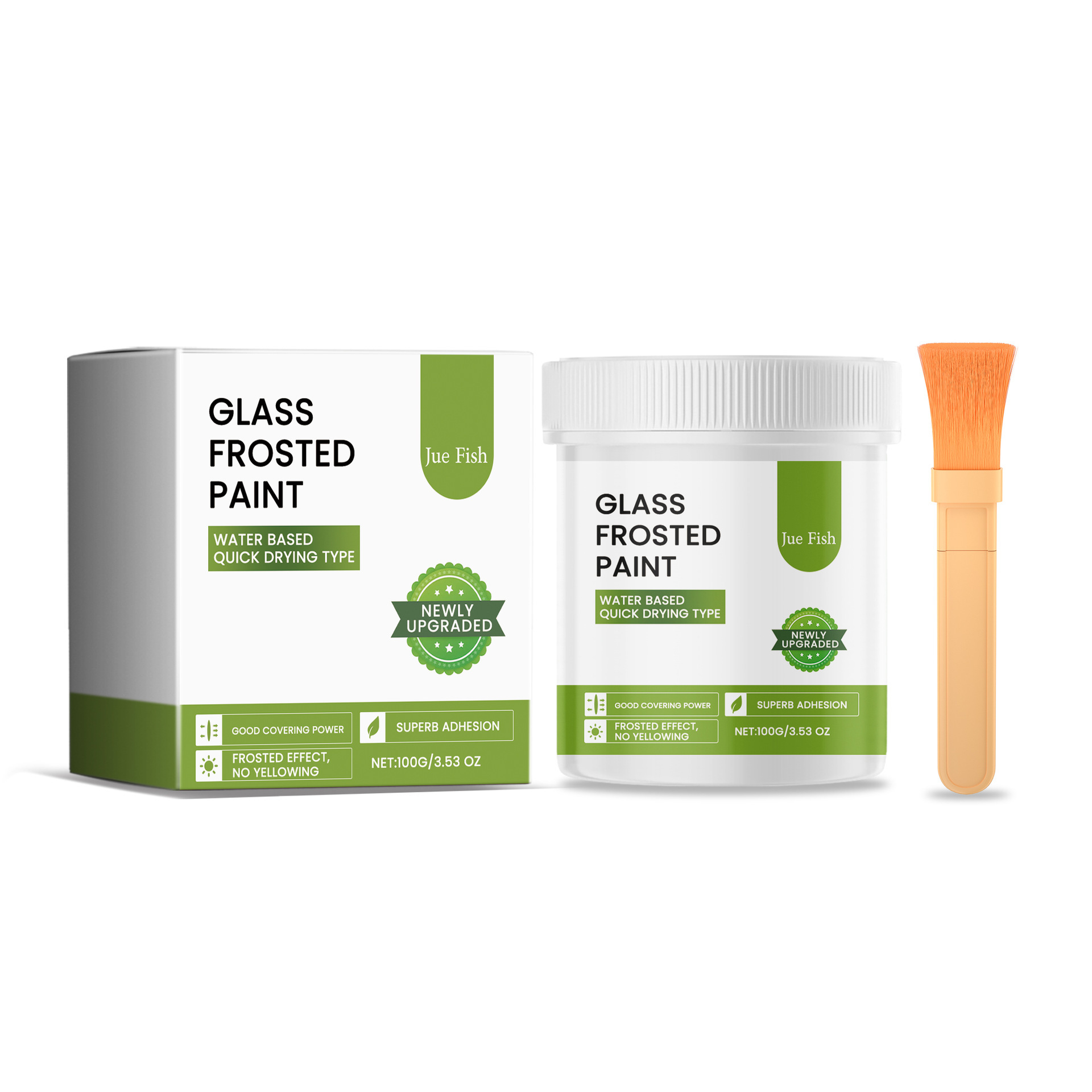 JUE FISH Matte Frosted Glass Paint Anti-Peep Office and Bathroom Multi-Purpose Household Chemicals