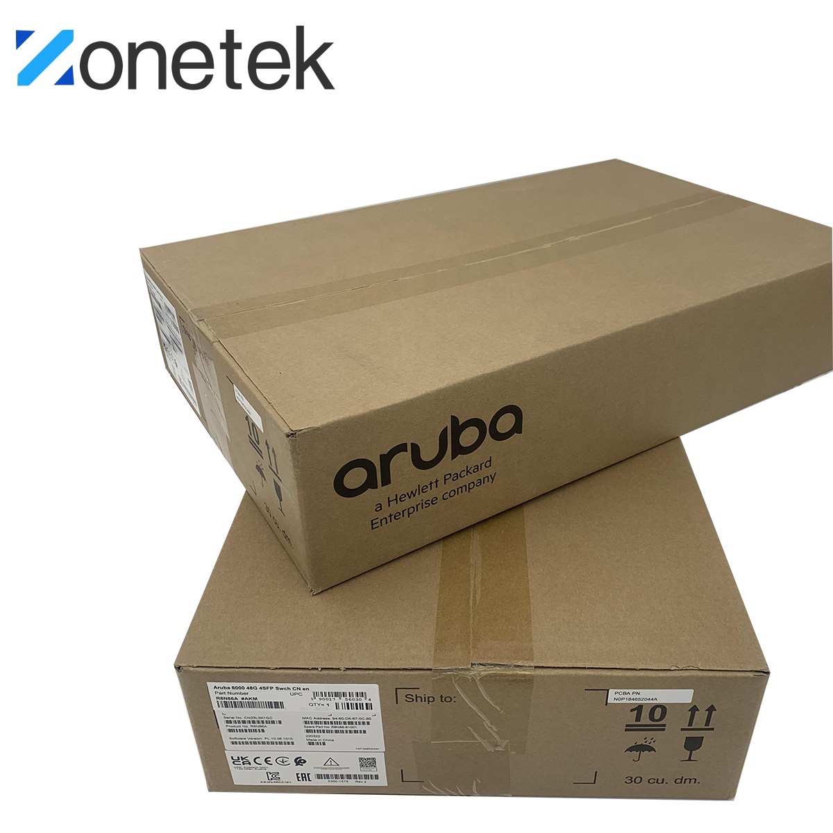 Переключатель F/S Aruba R8N86A, 48 портов, 4 гигабита, переключатель серии SFP Aruba CX6000, R8N86A