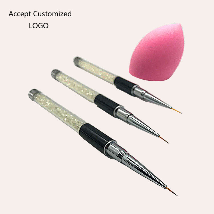 Manicure Drawing Liner Pen Tools Nail Art Pen and Nail Brush Belong Nail Beauty Tools