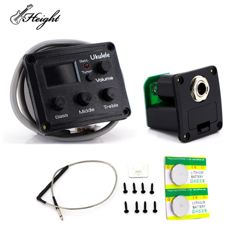 Guitar Equalizer Semi Acoustic Guitar Equalizer Pedals Tuner System With LCD Musical Instrument Accessories Guitar Accessories