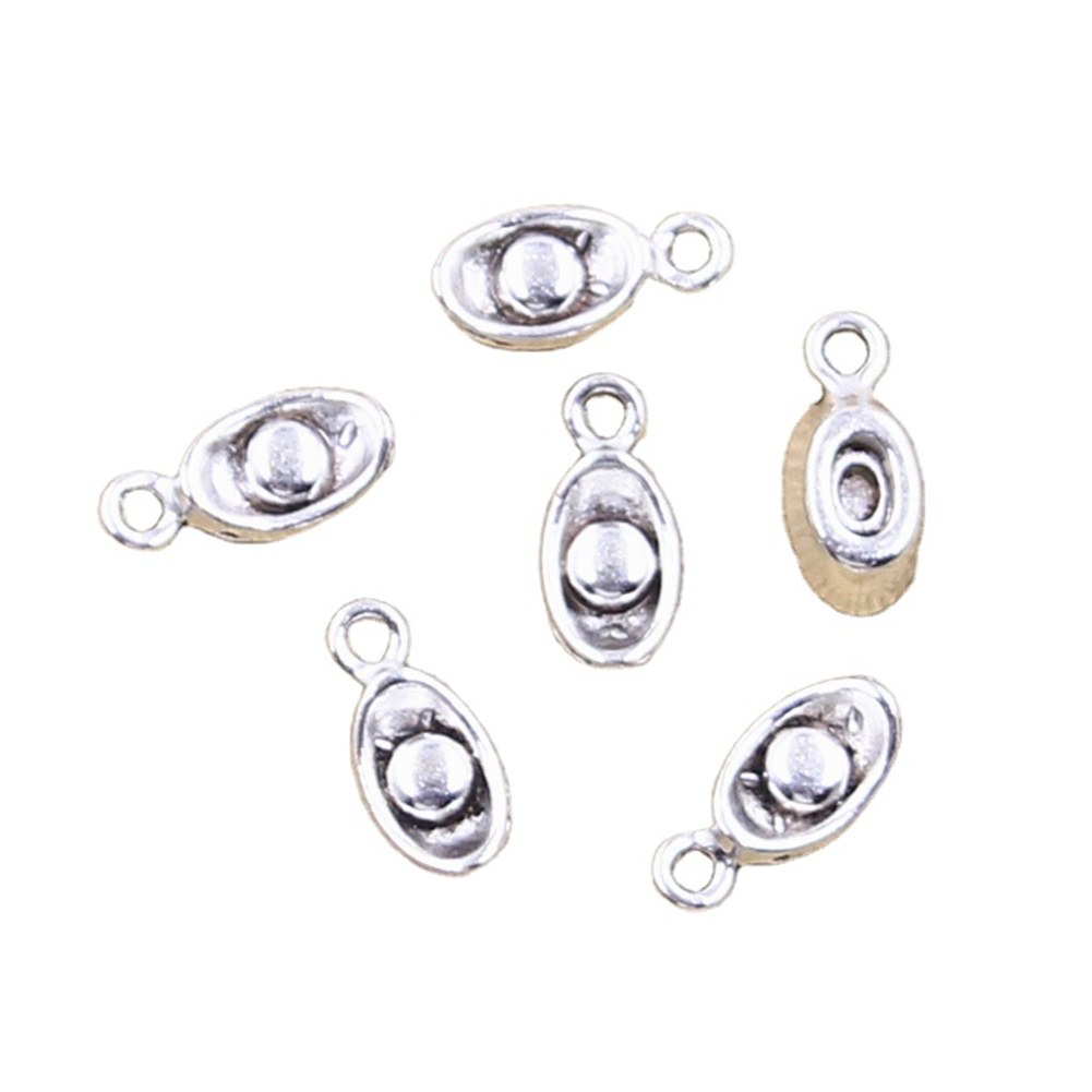 Charms ingots wealth block 12x6x4mm Antique Silver Color Pendants Making DIY Handmade Tibetan Finding Jewelry