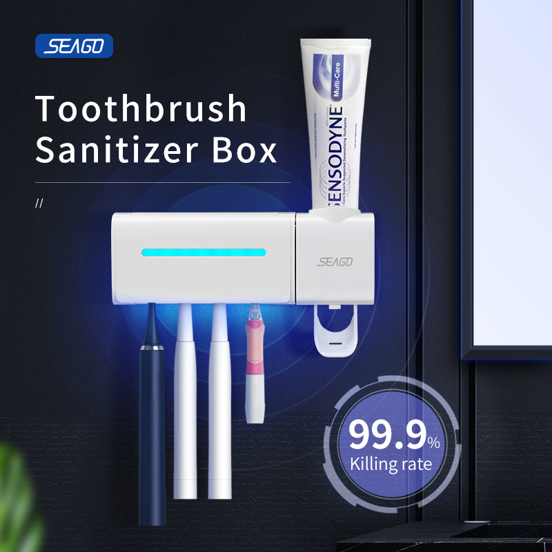SEAGO 2021 Новый SG-1002 семья УФ sterlizer держатель для зубных щеток коробка